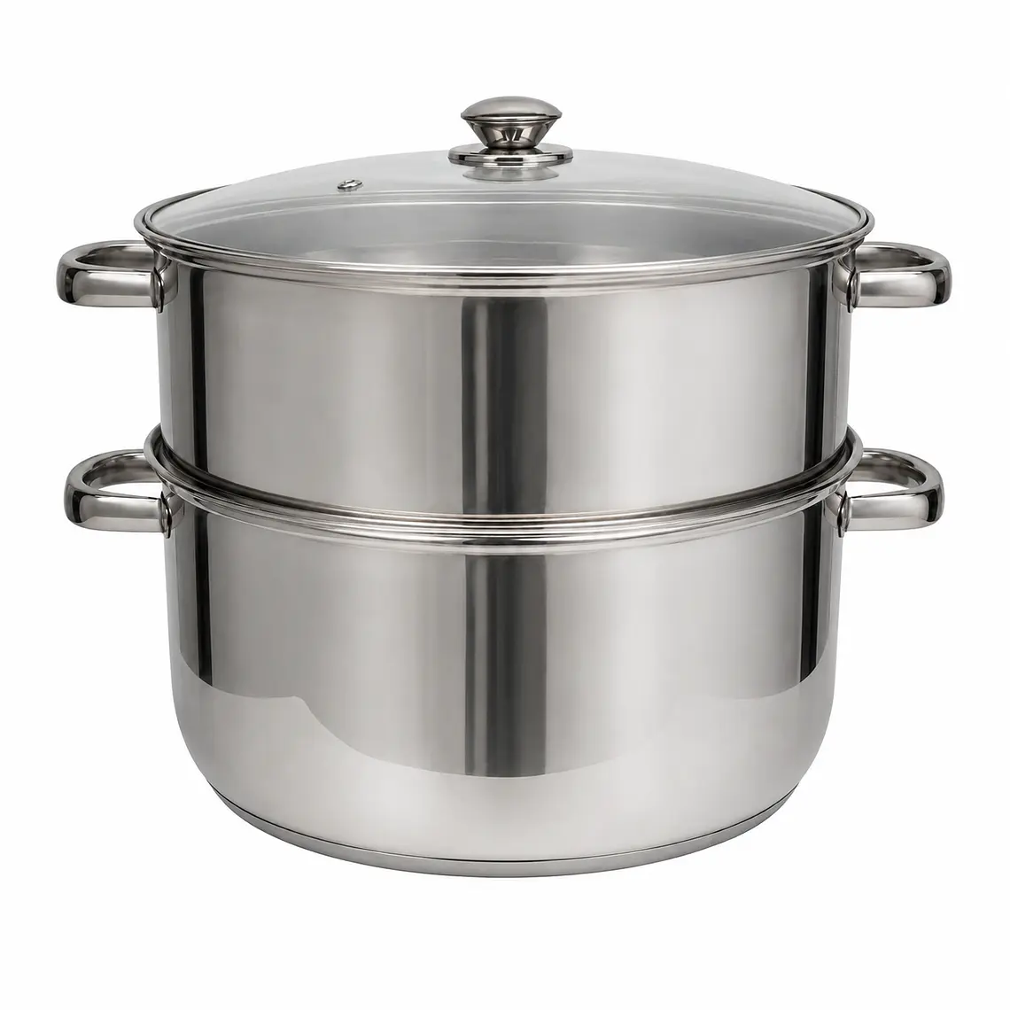 VAPORERA C/TAPA VIDRIO 2 NIVELES - 30 CM 1