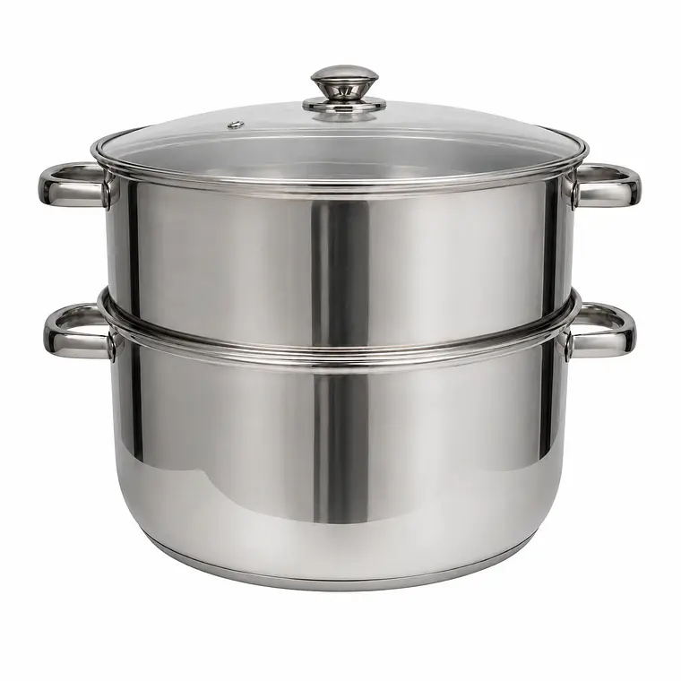 VAPORERA C/TAPA VIDRIO 2 NIVELES - 30 CM 1