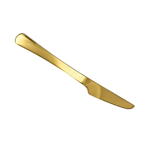 CUCHILLO DE MESA DORADO LLANO 3.0 MM