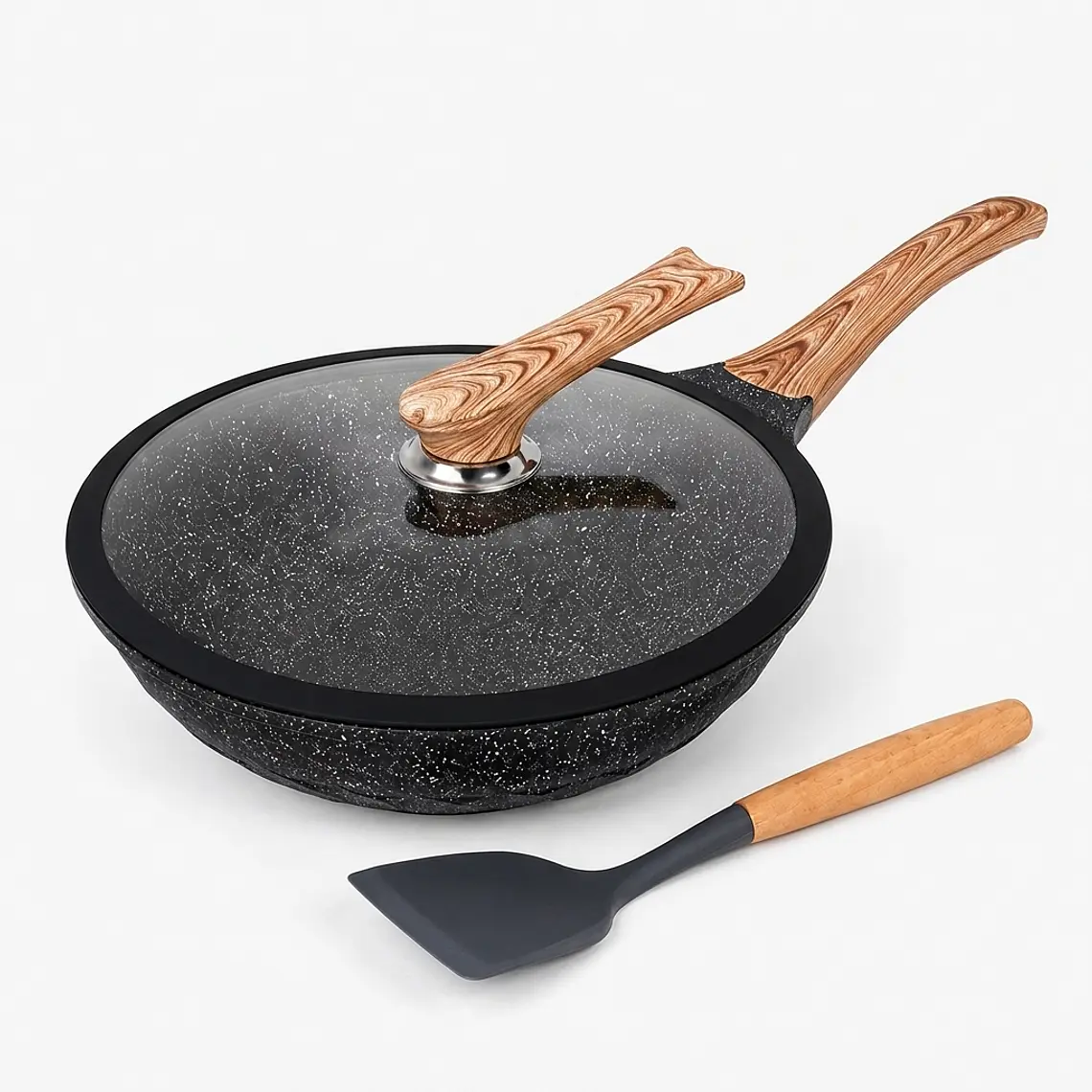 SARTEN WOOK T/VIDRIO - 30 CM 1