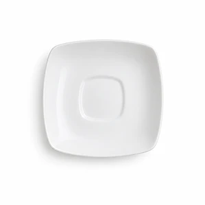 PLATO CAFE CUADRADO ACTUALITE BLANCO - 13.3 CM