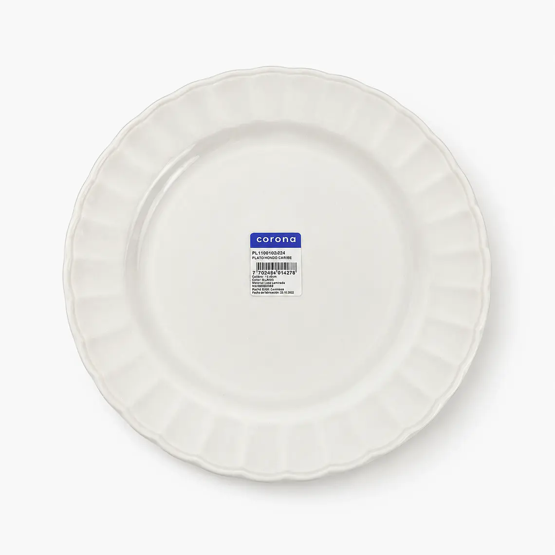 PLATO TENDIDO CARIBE HOGAR - 24 CM 1