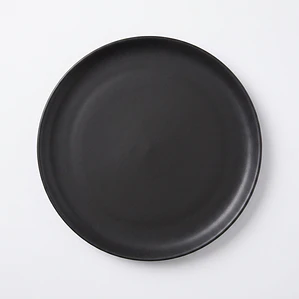 PLATO TENDIDO HOTELWARE NEGRO MATE - 20 CM