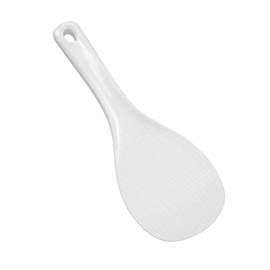 CUCHARA ARROCERA BLANCA (19 x 7 CM) 1