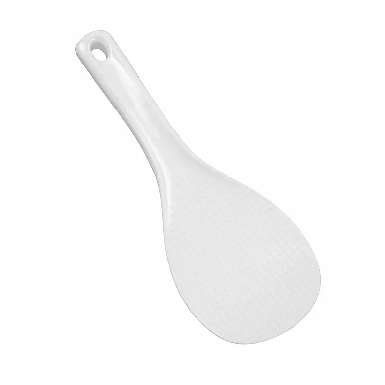CUCHARA ARROCERA BLANCA (19 x 7 CM) 1