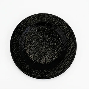 PLATO TENDIDO MURANO NEGRO 8