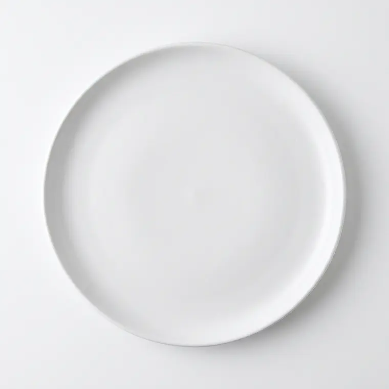 PLATO TENDIDO MELAM.BLCO (22.5 X 1.8) CM 1