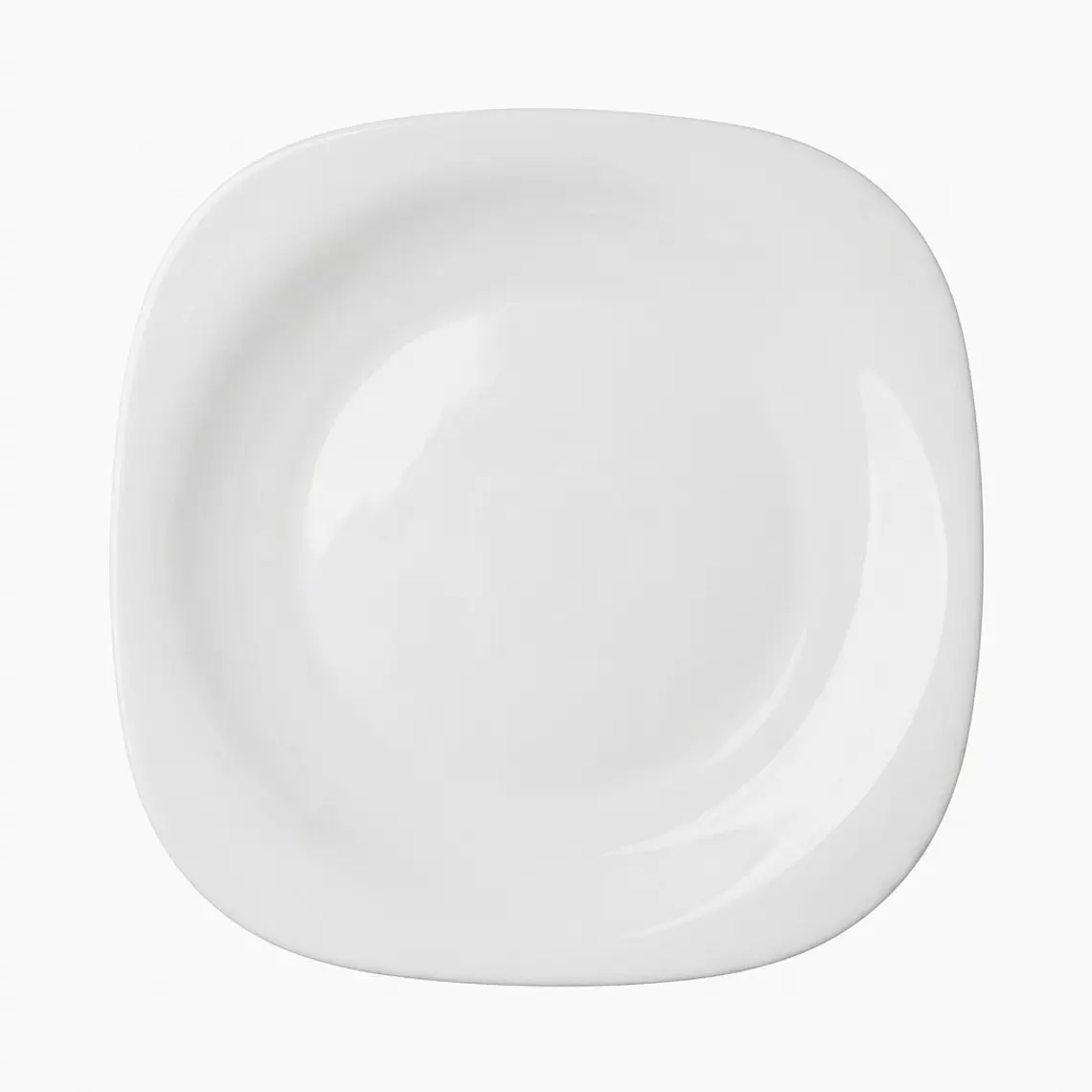 PLATO LLANO PLAZA CUADRADO OPALINE - 27 CM 1