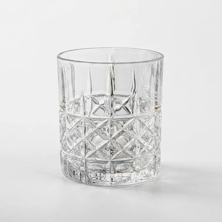 JUEGO DE 6 VASOS BAJO LABRADO ROYALE - 333 ML 1