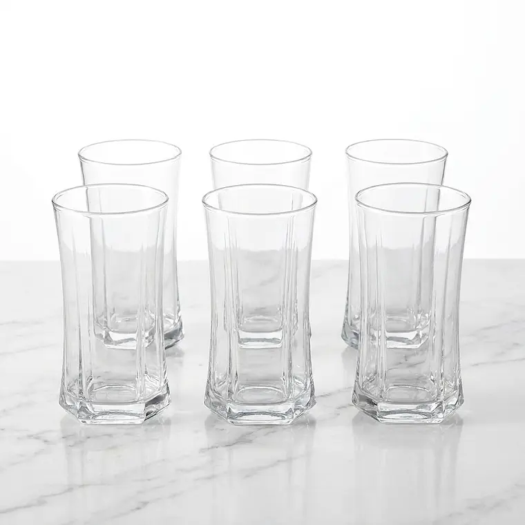 JUEGO DE 6 VASOS VIVALDI BEBIDAS  1