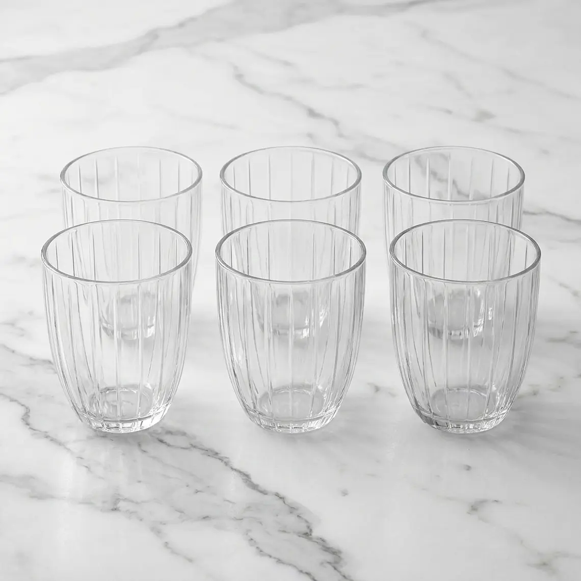 JUEGO DE 6 VASOS CORTOS 300 ML  1