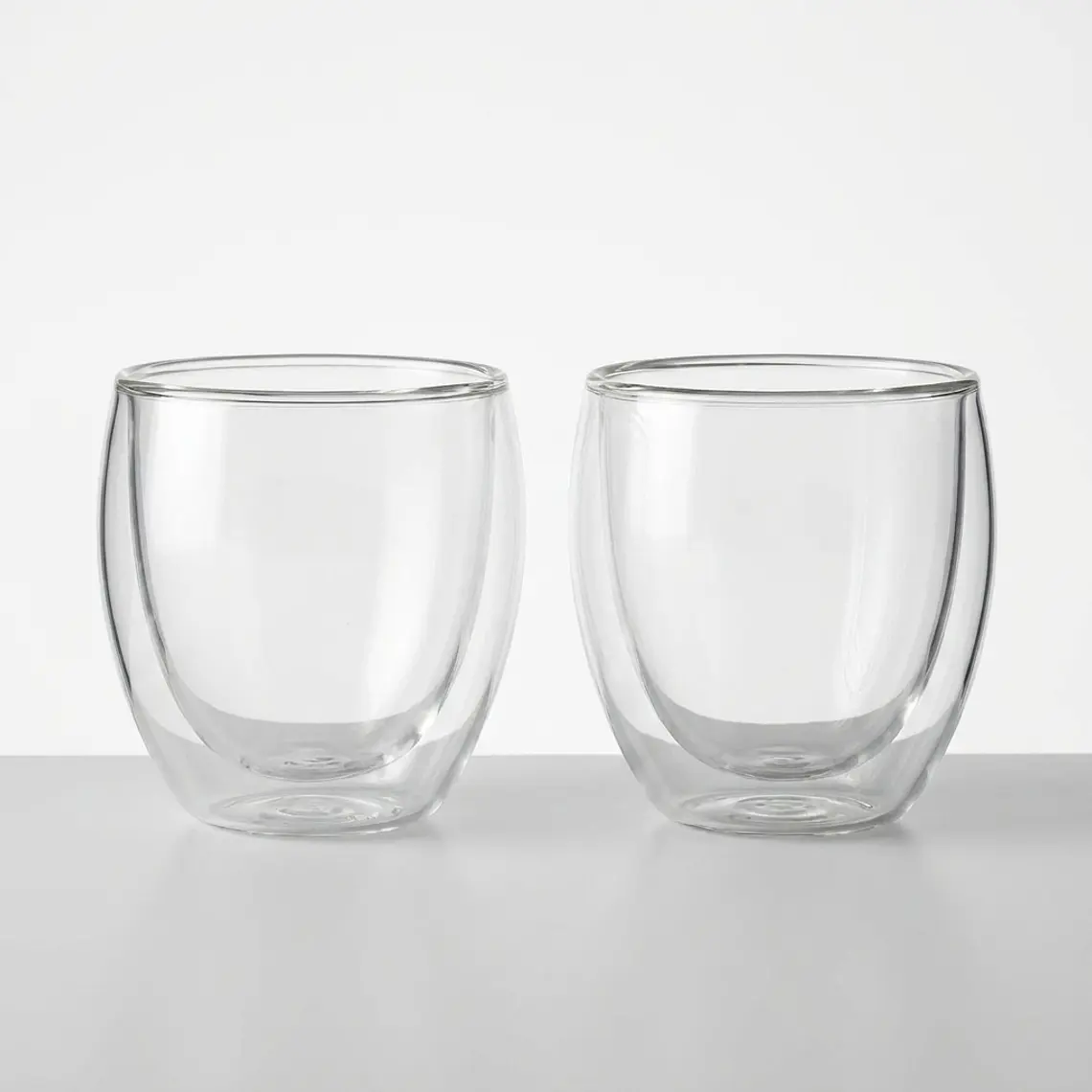 JUEGOS 2 VASOS CAFE ESPRESSO BOROSILICATO DOBLE PARED - 100 ML 1