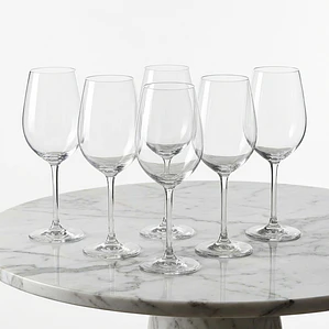 JUEGO DE 6COPAS CRISTAL VINO TINTO - 750 ML