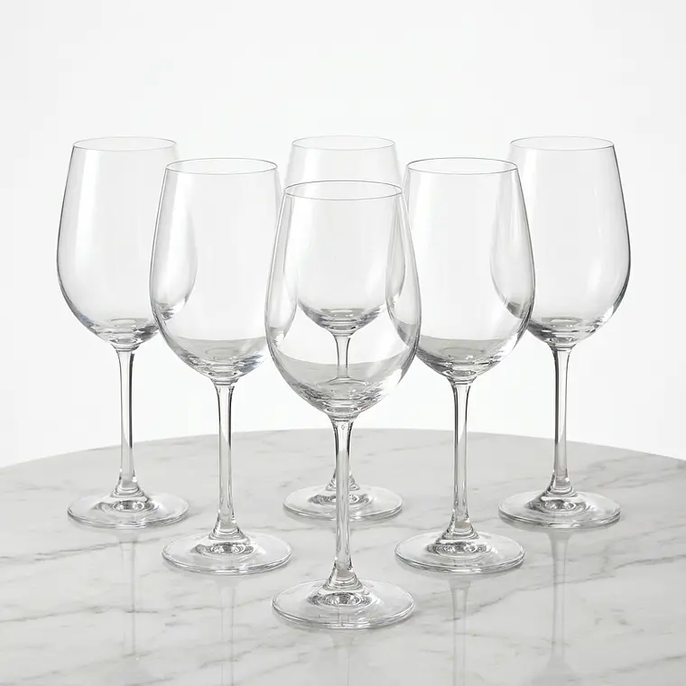 JUEGO DE 6 COPAS CRISTAL VINO BLANCO TRIVENTO - 510 ML 1