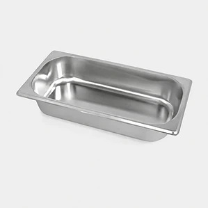 BANDEJA ACERO CHICA  5 (32 X 17 X 6) CM