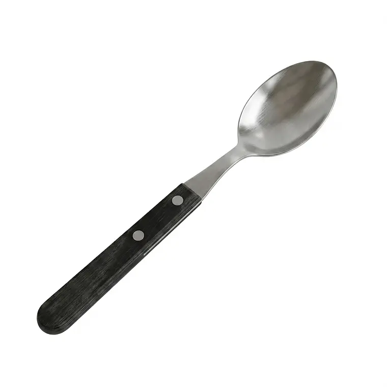 CUCHARA DE MESA M/ABS NEGRO - 6 MM 1