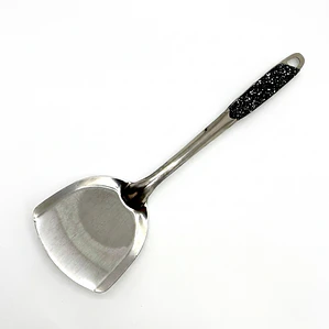 ESPATULA LLANA A/INOX M/NEGRO CHISPAS - 1.0 MM 