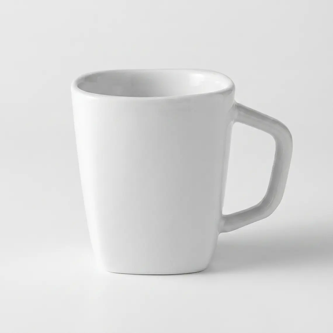TAZA TE CUADRADO ZEN BLANCO - 223 ML 1