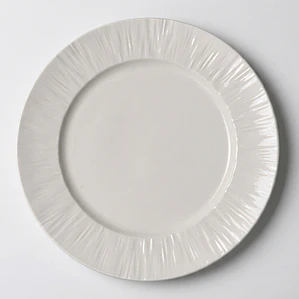 PLATO ATHENS BLANCO B/RELIEVE - 8.5