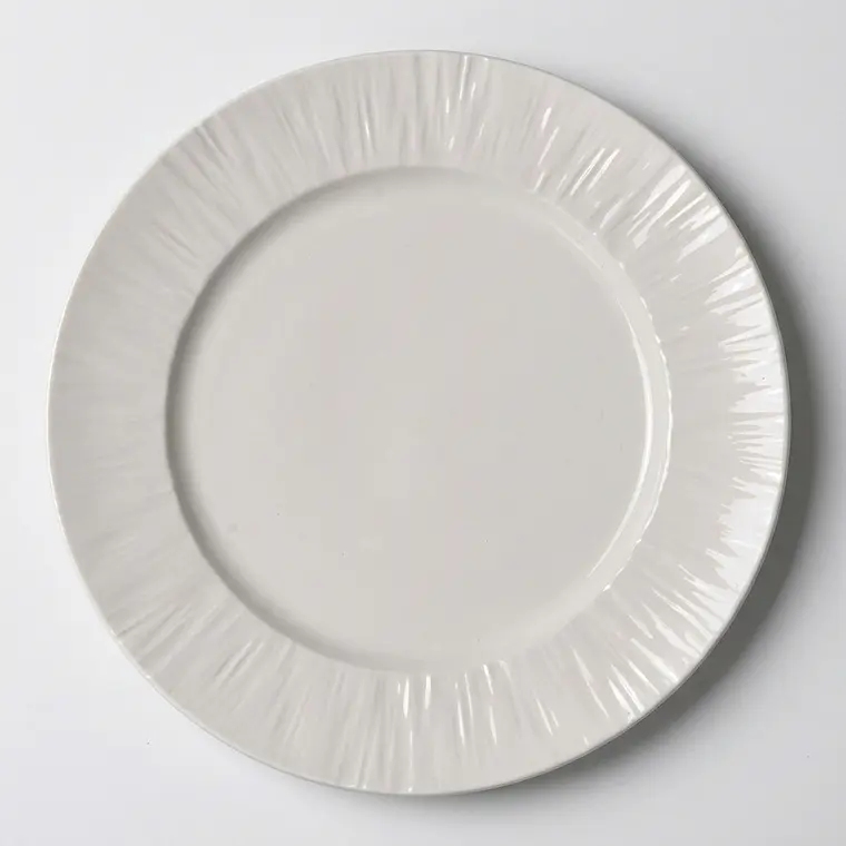 PLATO ATHENS BLANCO B/RELIEVE - 8.5