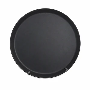PLATO TENDIDO HOTELWARE NEGRO MATE - 28 CM