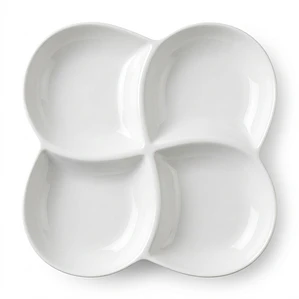 PLATO PIQUEO CUADRADO 4 DIVISIONES - 9