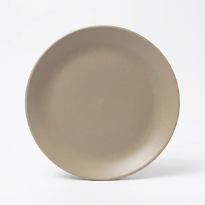 PLATO TENDIDO CARAMELO MATE STONEWARE - 8