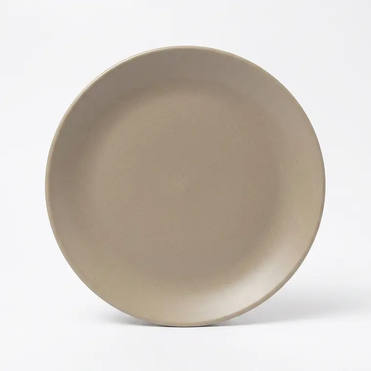 PLATO TENDIDO CARAMELO MATE STONEWARE - 8