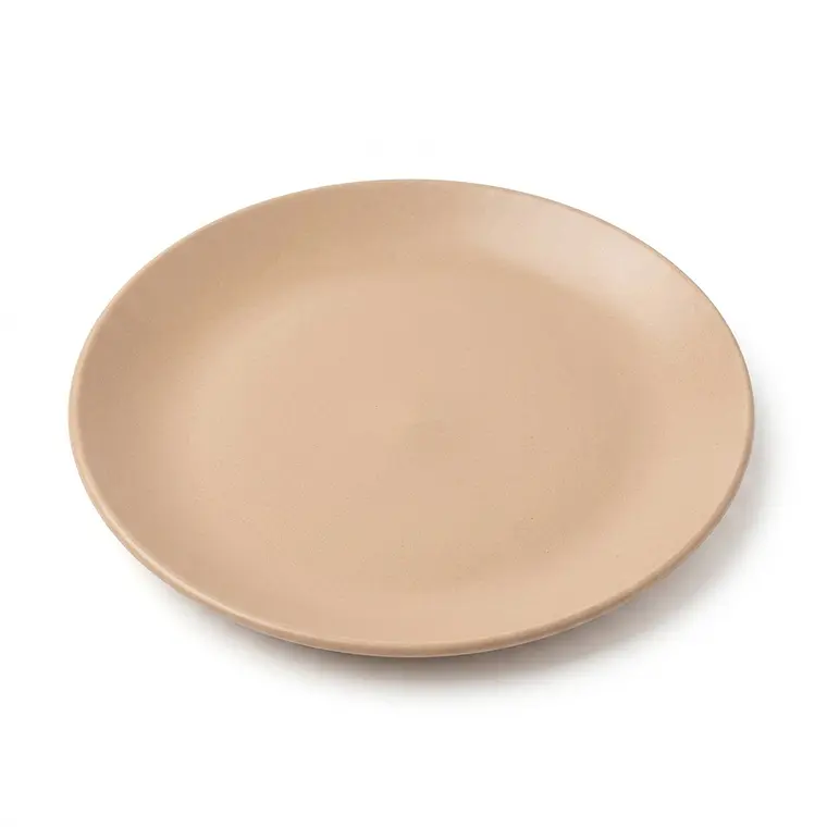 PLATO TENDIDO NARANJA MATE STONEWARE - 8