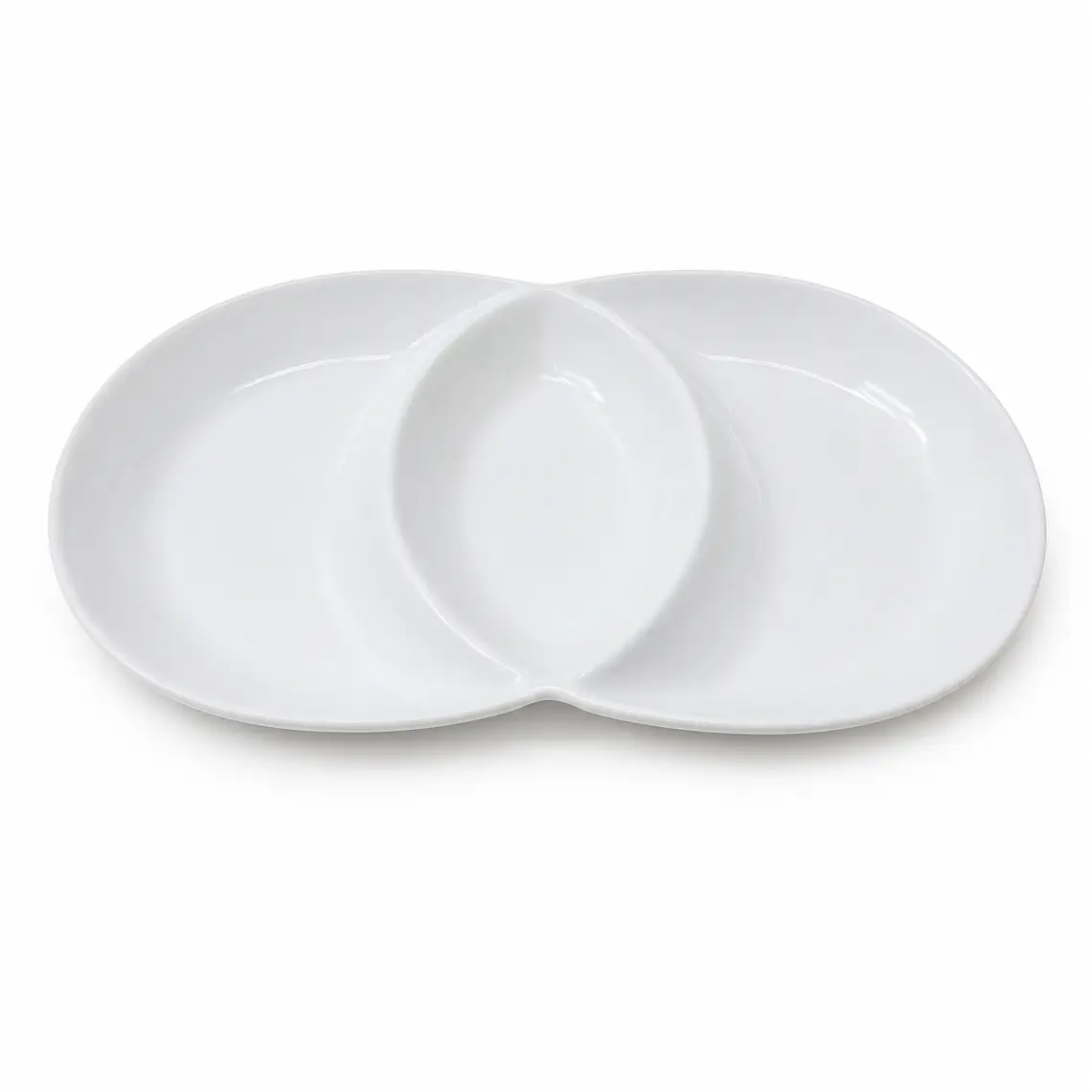 PLATO PIQUEO REDONDO 3 DIVISIONES  - 12
