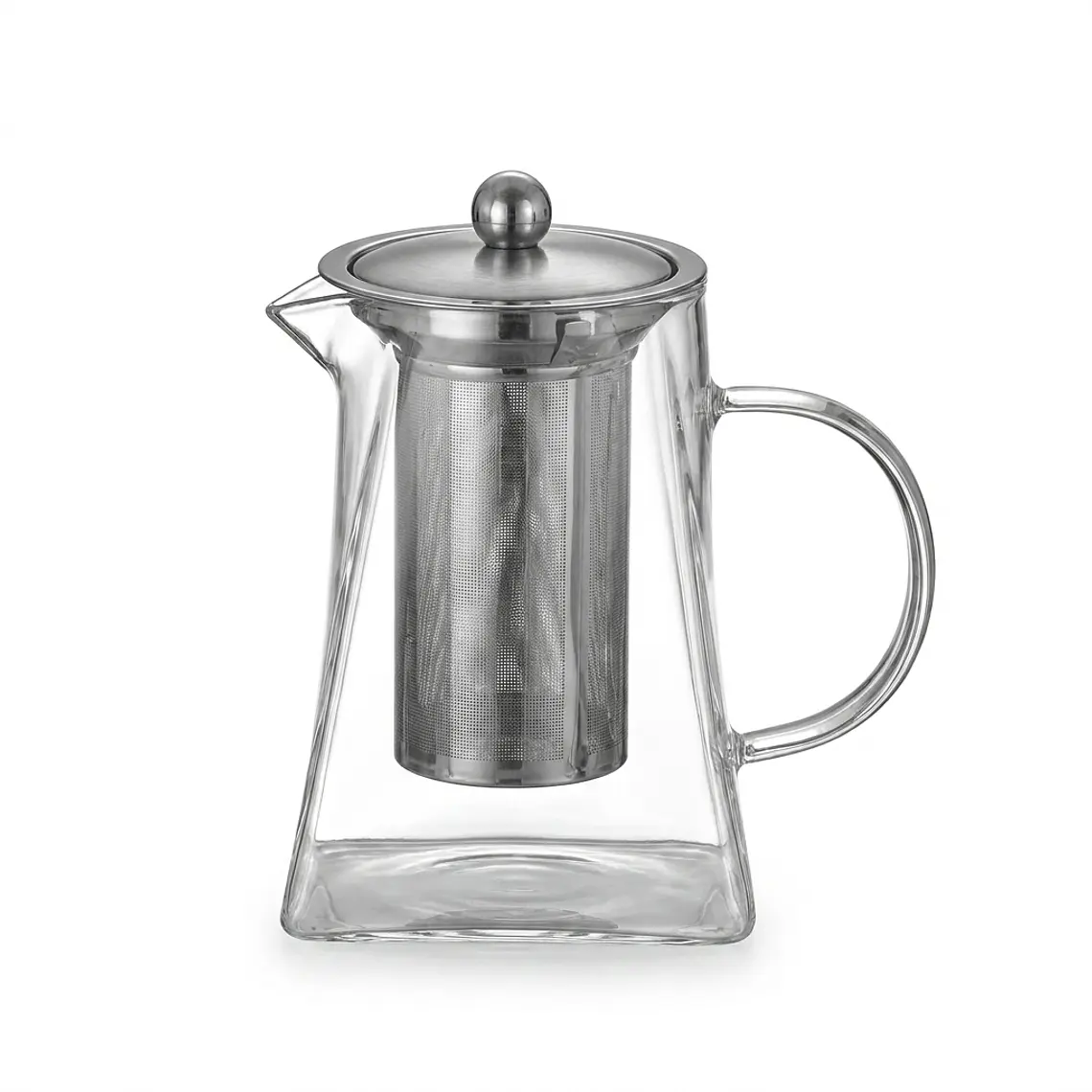 TETERA VIDRIO BOROSILICATO C/FILTRO - 750 ML 1