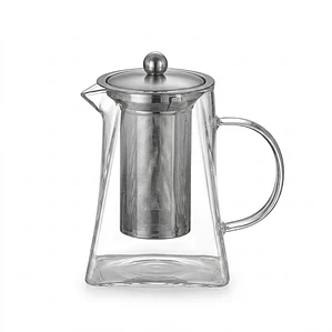 TETERA VIDRIO BOROSILICATO C/FILTRO - 750 ML