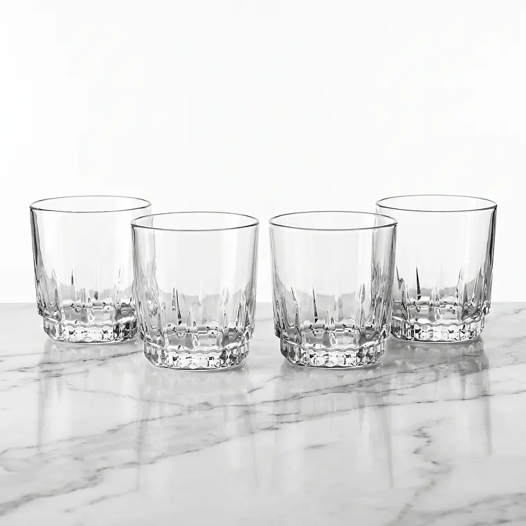 JUEGO DE 4 VASOS PRISMA ROCKS - 295 ML 1