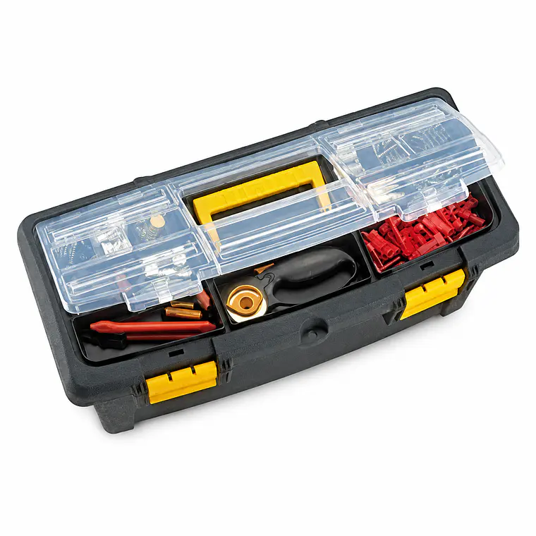 CAJA HERMETEICA TAPA ORGANIZADORA NEGRO - 22