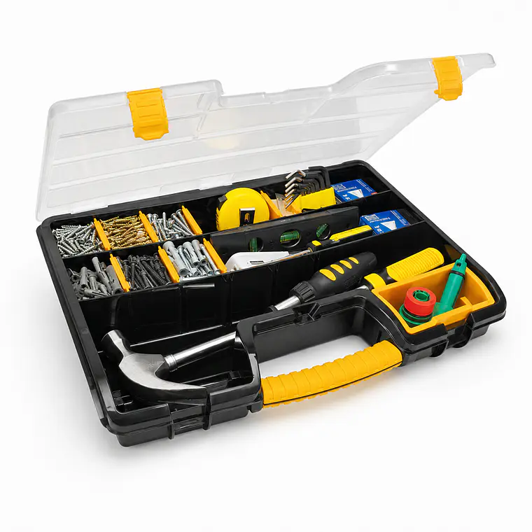 CAJA ORGANIZ. PROFESIONAL NEGRO - 18