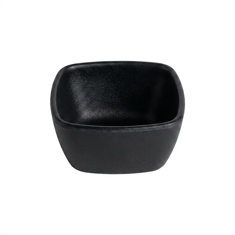 SALSERA CUADR. LUXE NEGRO MELAMINE - 2.6