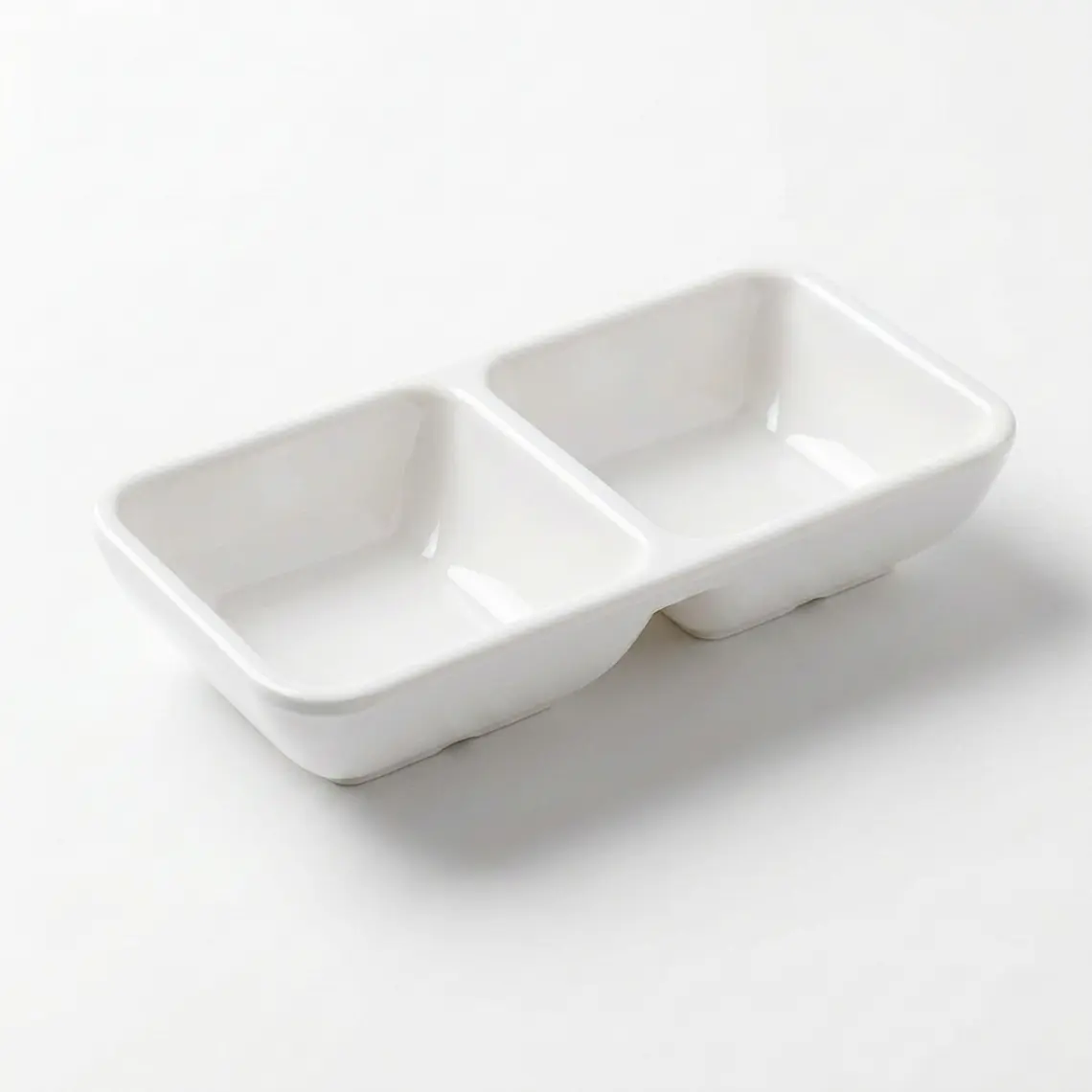 SALSERA CUADR. CLARITY MELAMINE 2 DIV - (15 x 7) CM 1