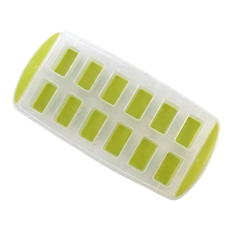 MOLDE SILICONA RECTANGULAR PARA HIELO 12 CUBOS  1