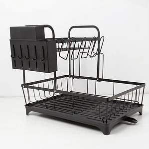 ESCURRIDOR DE PLATOS MULTIF. 2 NIVELES (42 x 36.5 x 13) CM