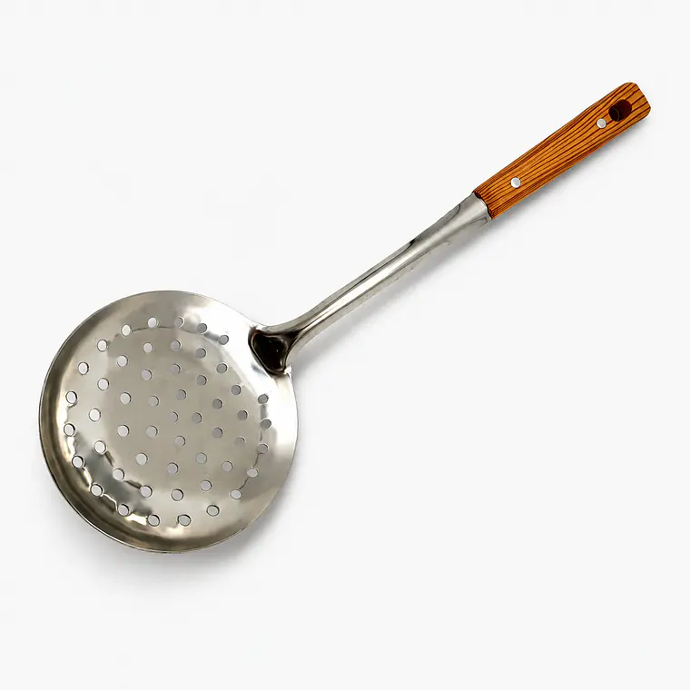 ESPUMADERA A/INOX  M/MADERA - #12  1