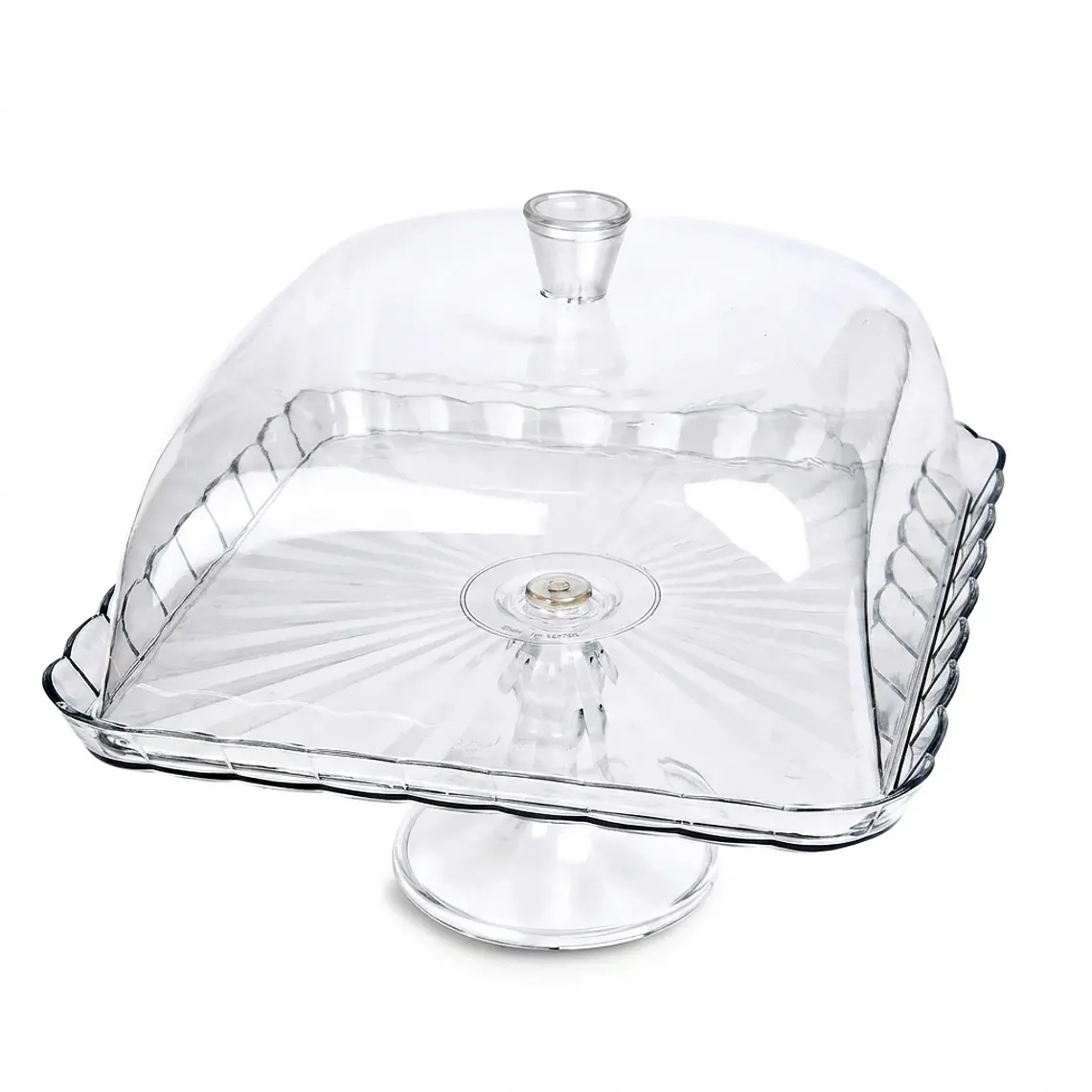 PORTA TORTA CON TAPA ACRILICO - 30.5CM  1