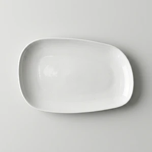 PLATO ASIMETRIC ELEGANCE BLCO - (25.1 X 14.9) CM