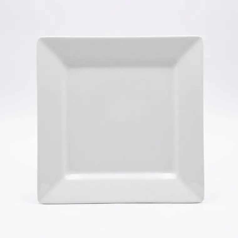 PLATO TENDIDO LOZA CUADRADO CLASSIC - 8.25