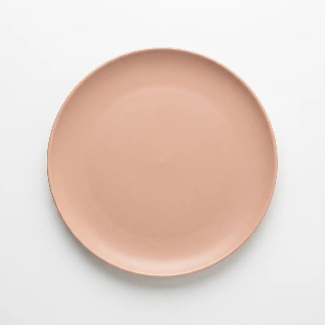 PLATO TENDIDO ESMALTE COLOR NUDE - 25.6CM 1