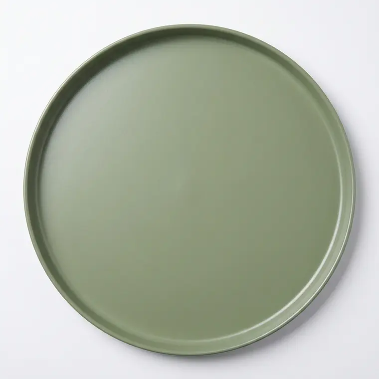 PLATO RUSTIC VERDE BRILLANTE - 28.1 CM 1