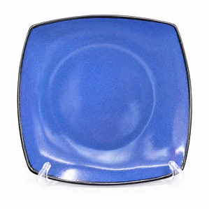 PLATO TENDIDO CUADRADO AZUL - 7.8