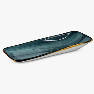 PLATON TENDIDO ARUBA RECTAN. PENDIENTE VERDE (26x 8.5x 4) CM