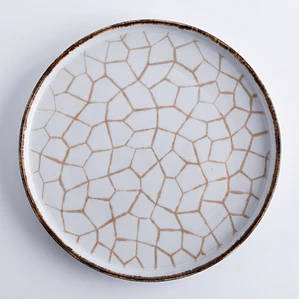 PLATO TENDIDO CRACKED INSTITUCIONAL ACENTOS - 28.1 CM 
