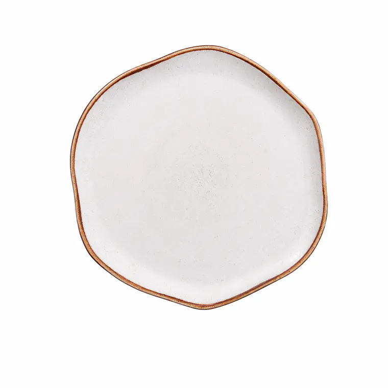 PLATO TENDIDO ANCESTRAL ARTISAN BEIGE - 16.3 CM 1