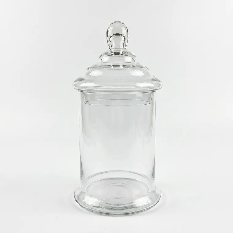 FRASCO VINTAGE VIDRIO C/TAPA (15x30) CM - 2.5 LT  1